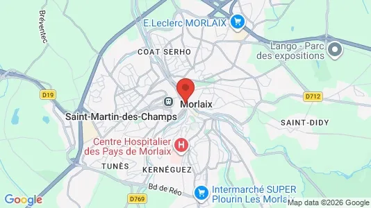 Apartments for rent in Morlaix - Photo from Google Street View