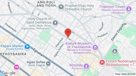 Apartments for rent i Agios Dimitrios - kort over placeringen