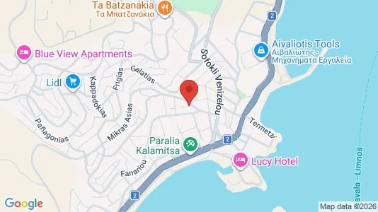Apartments for rent i Kavala - kort over placeringen
