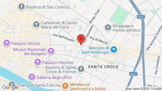Apartments for rent i Florence - kort over placeringen