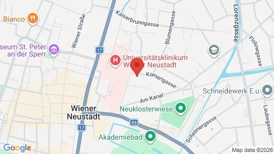 Apartments for rent i Bad Fischau-Brunn - kort over placeringen