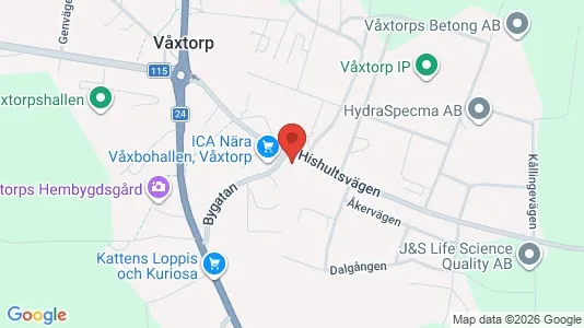 Apartments for rent i Laholm - kort over placeringen