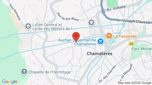 Apartments for rent i Clermont-Ferrand - kort over placeringen
