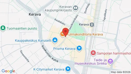 Apartments for rent i Kerava - kort over placeringen