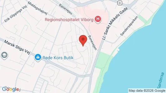 Apartments for rent i Viborg - kort over placeringen