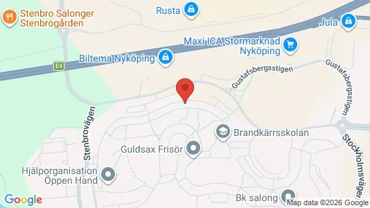 Apartments for rent i Nyköping - kort over placeringen