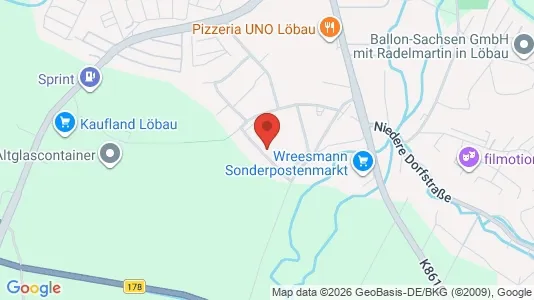 Apartments for rent i Görlitz - kort over placeringen