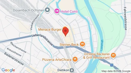 Apartments for rent i Dietikon - kort over placeringen