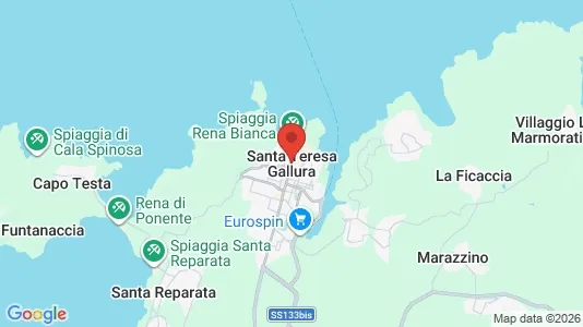 Apartments for rent i Santa Teresa Gallura - kort over placeringen