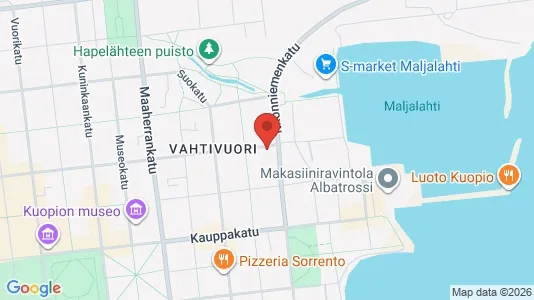 Apartments for rent i Kuopio - kort over placeringen
