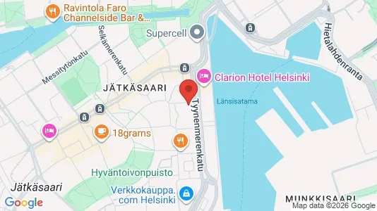 Apartments for rent i Helsinki Eteläinen - kort over placeringen