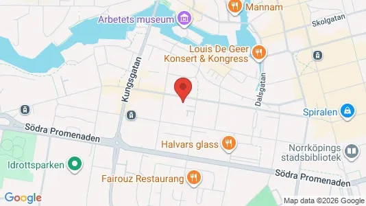 Apartments for rent i Norrköping - kort over placeringen