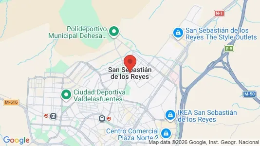 Apartments for rent in San Sebastián de los Reyes - Photo from Google Street View