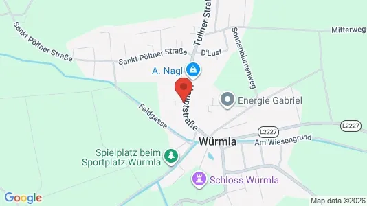 Apartments for rent i Würmla - kort over placeringen