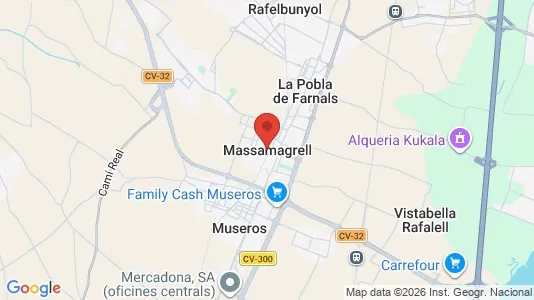 Apartments for rent i Massamagrell - kort over placeringen