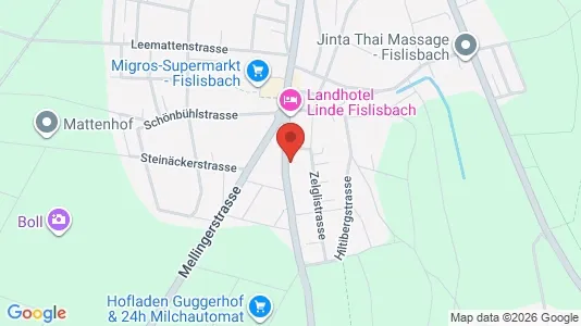 Apartments for rent i Baden - kort over placeringen