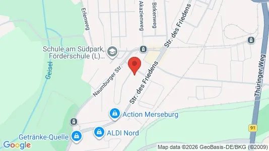 Apartments for rent i Saalekreis - kort over placeringen