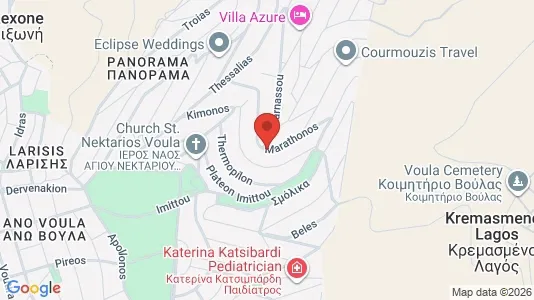 Apartments for rent i Glyfada - kort over placeringen