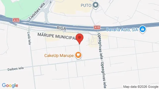 Apartments for rent i Mārupes novads - kort over placeringen