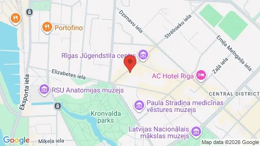Apartments for rent i Riga Centrs - kort over placeringen