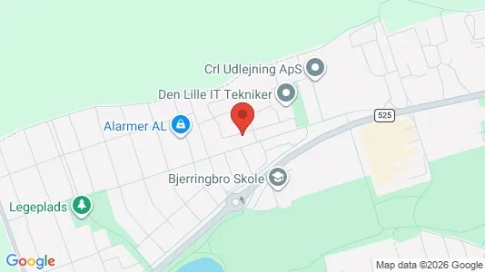 Apartments for rent i Bjerringbro - kort over placeringen