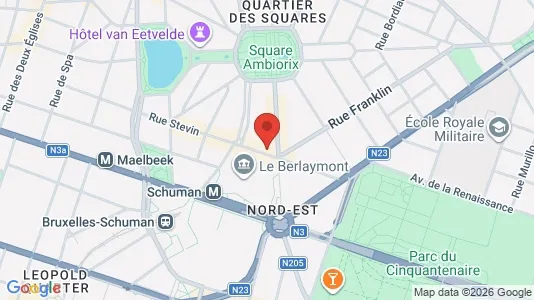 Apartments for rent i Stad Brussel - kort over placeringen