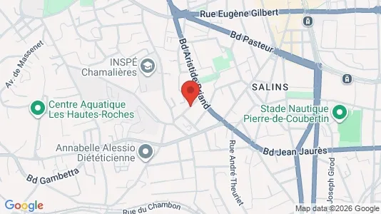 Apartments for rent i Clermont-Ferrand - kort over placeringen