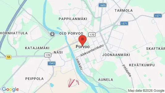Houses for rent i Porvoo - kort over placeringen