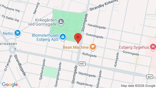 Apartments for rent i Esbjerg Center - kort over placeringen