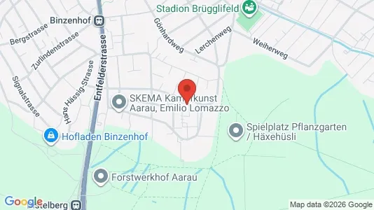 Apartments for rent i Aarau - kort over placeringen