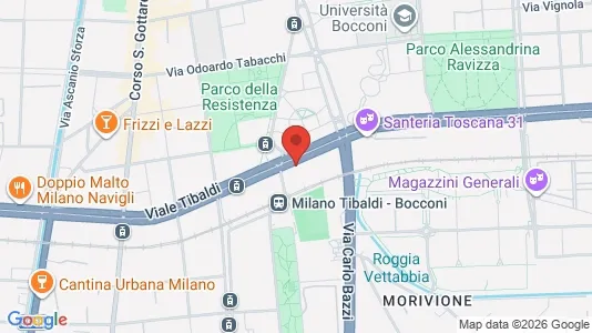 Apartments for rent i Milano Zona 5 - Vigentino, Chiaravalle, Gratosoglio - kort over placeringen