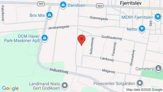 Apartments for rent in Fjerritslev - Photo from Google Street View