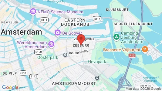 Apartments for rent i Amsterdam Zeeburg - kort over placeringen