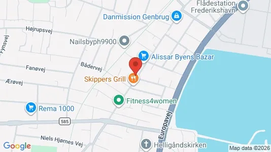 Apartments for rent i Frederikshavn - kort over placeringen