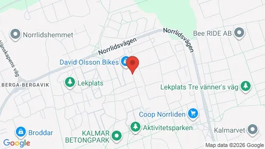 Apartments for rent i Kalmar - kort over placeringen