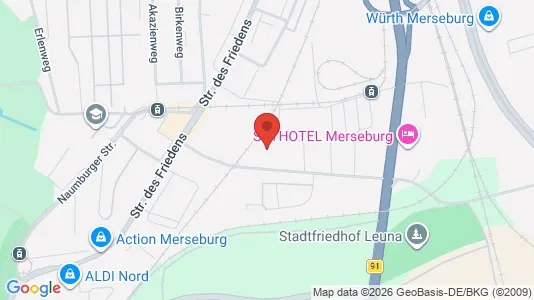 Apartments for rent i Saalekreis - kort over placeringen