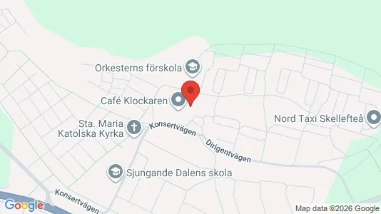 Apartments for rent i Skellefteå - kort over placeringen
