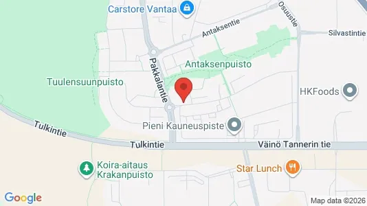 Apartments for rent i Vantaa - kort over placeringen