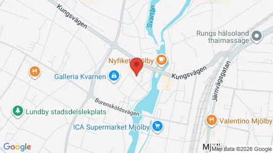 Apartments for rent i Mjölby - kort over placeringen