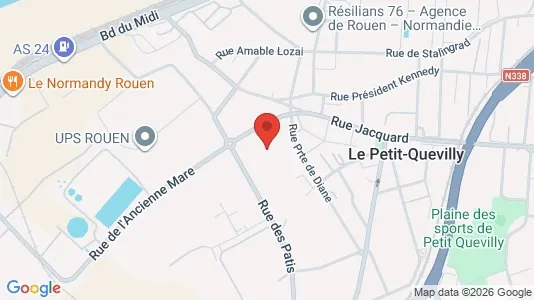 Apartments for rent i Chaumont - kort over placeringen