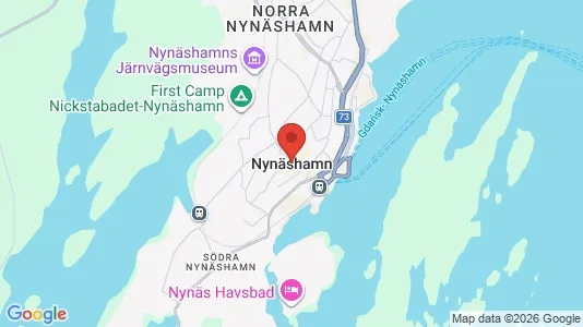 Houses for rent i Nynäshamn - kort over placeringen