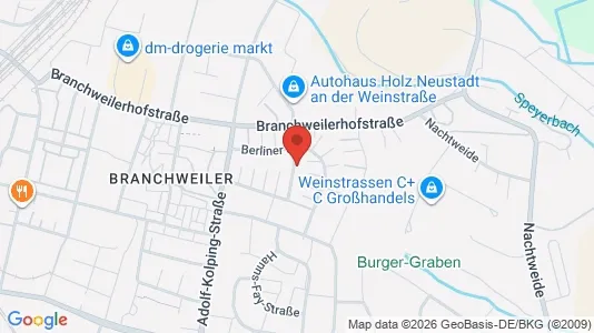 Apartments for rent i Neustadt an der Weinstraße - kort over placeringen