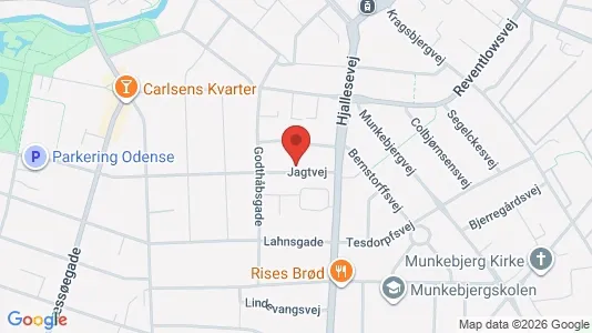 Apartments for rent i Odense C - kort over placeringen