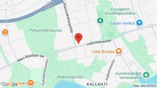 Apartments for rent i Helsinki Itäinen - kort over placeringen
