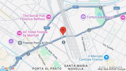 Apartments for rent i Florence - kort over placeringen