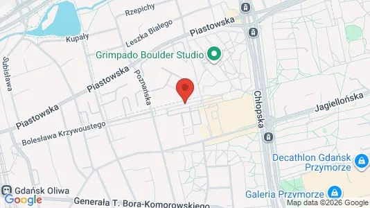 Apartments for rent i Gdańsk - kort over placeringen