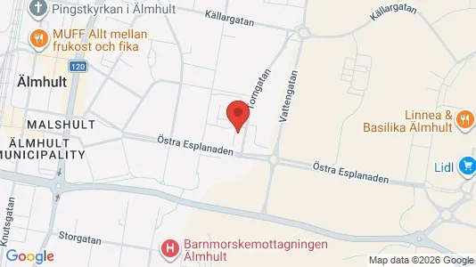 Apartments for rent in Älmhult - Photo from Google Street View