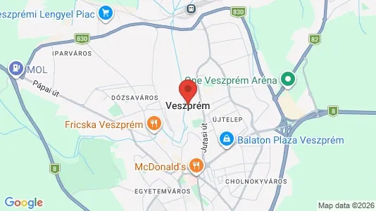 Apartments for rent i Veszprémi - kort over placeringen