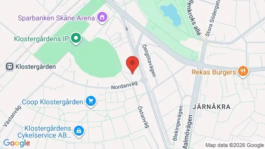 Apartments for rent i Lund - kort over placeringen