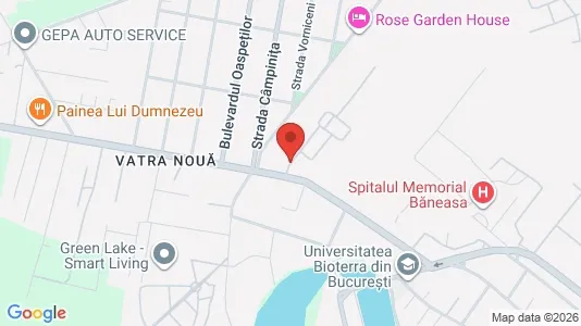 Apartments for rent i Bucharest - Sectorul 1 - kort over placeringen